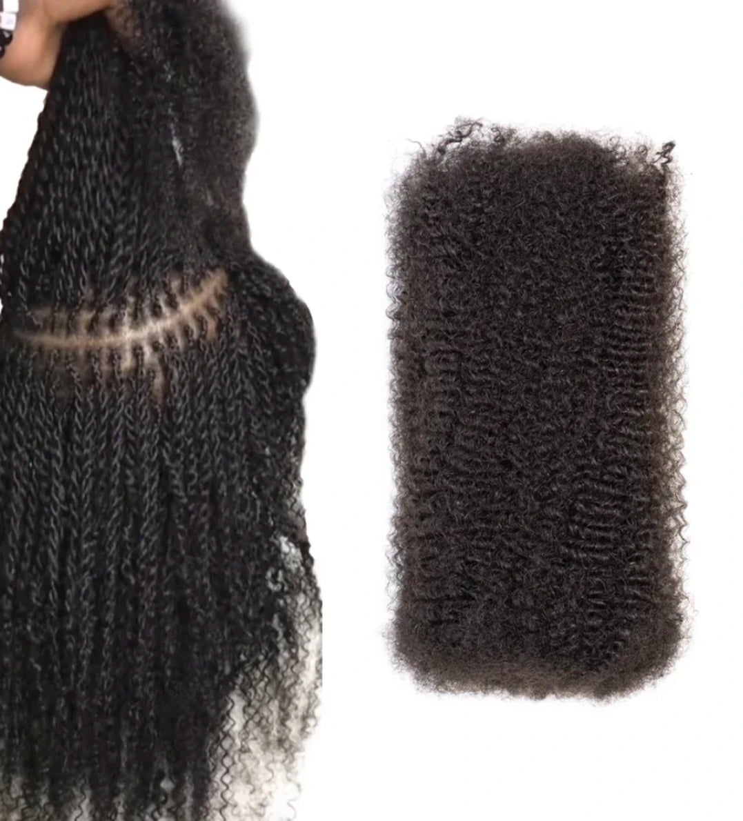Cheveux naturels afro pour réparer et confectionner des locks