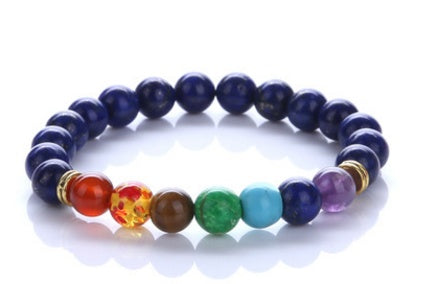 Bracelet Énergétique en Turquoise Bleue - Harmonie des Chakras et Bien-être