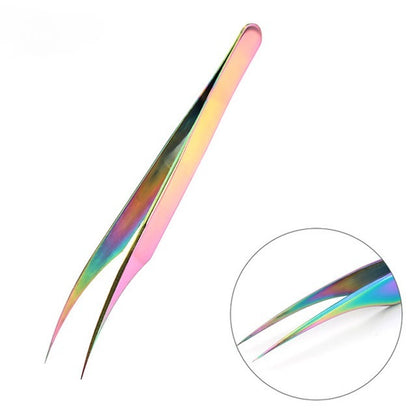 Beauty Tools Stainless Steel Eyelash Tweezers