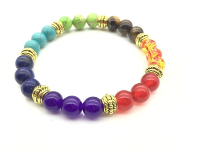 Bracelet Énergétique en Turquoise Bleue - Harmonie des Chakras et Bien-être