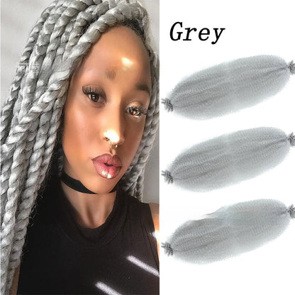 Extensions Crochet Springy Afro Twist en Fibre Haute Température