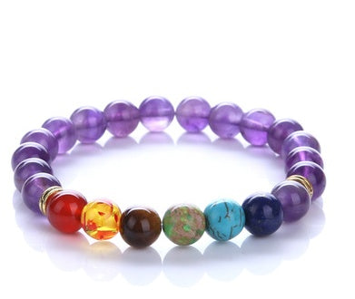 Bracelet Énergétique en Turquoise Bleue - Harmonie des Chakras et Bien-être