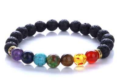 Bracelet Énergétique en Turquoise Bleue - Harmonie des Chakras et Bien-être