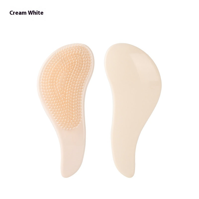 Solid Color Massage Comb Soft Teeth Smooth Hair Without Knot