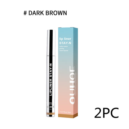 Crayon à Lèvres Waterproof - Définition Précise et Longue Tenue