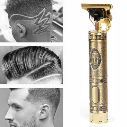 Tondeuse Électrique USB Rechargeable - Trimmer Professionnel pour Barbe et Cheveux
