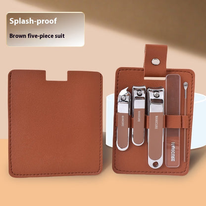 Nail Clippers Six-piece Set Anti-splash Large Opening