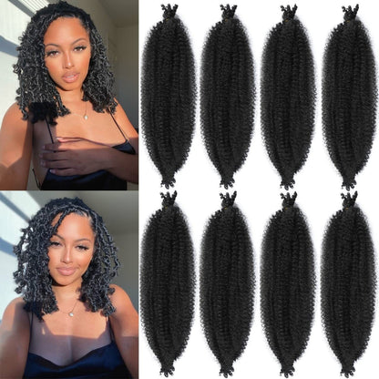Extensions Crochet Springy Afro Twist en Fibre Haute Température