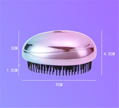 Egg  Hair Comb Dexterous Portable Straight Hair Comb