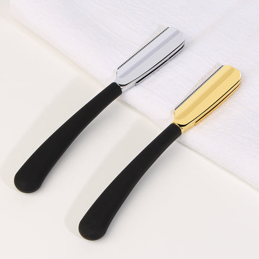 American Straight Handle Men's Shaver Zinc Alloy Razor Knife Holder