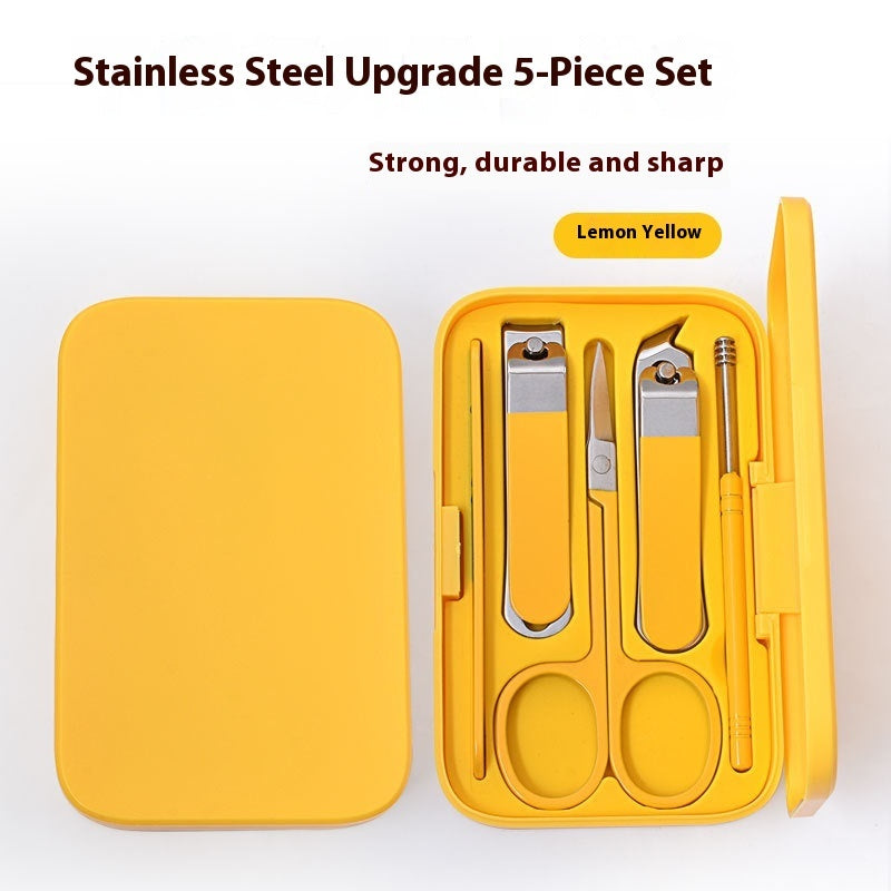 Nail Clippers Six-piece Set Anti-splash Large Opening