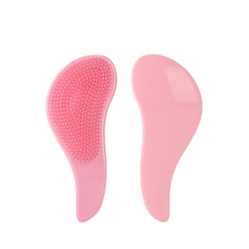 Solid Color Massage Comb Soft Teeth Smooth Hair Without Knot