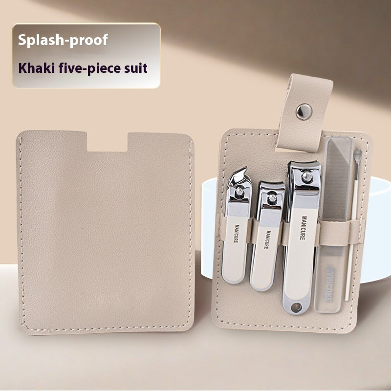 Nail Clippers Six-piece Set Anti-splash Large Opening