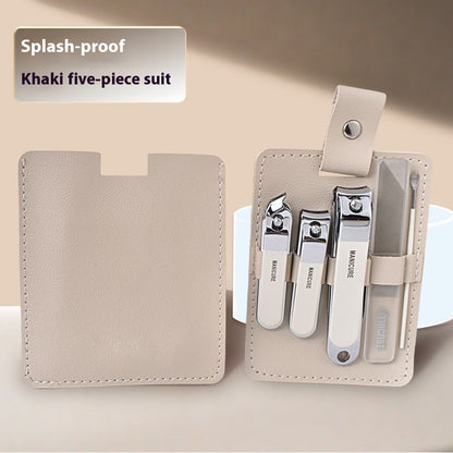 Nail Clippers Six-piece Set Anti-splash Large Opening