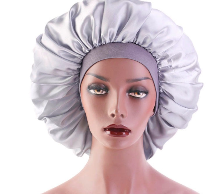 Bonnet de Nuit en Satin Imprimé - Protection Élégante pour Cheveux