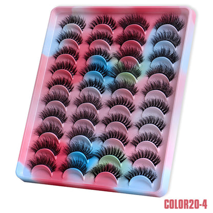 Multi-layer Three-dimensional Artificial Mink Hair Eyelashes Handmade