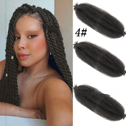 Extensions Crochet Springy Afro Twist en Fibre Haute Température