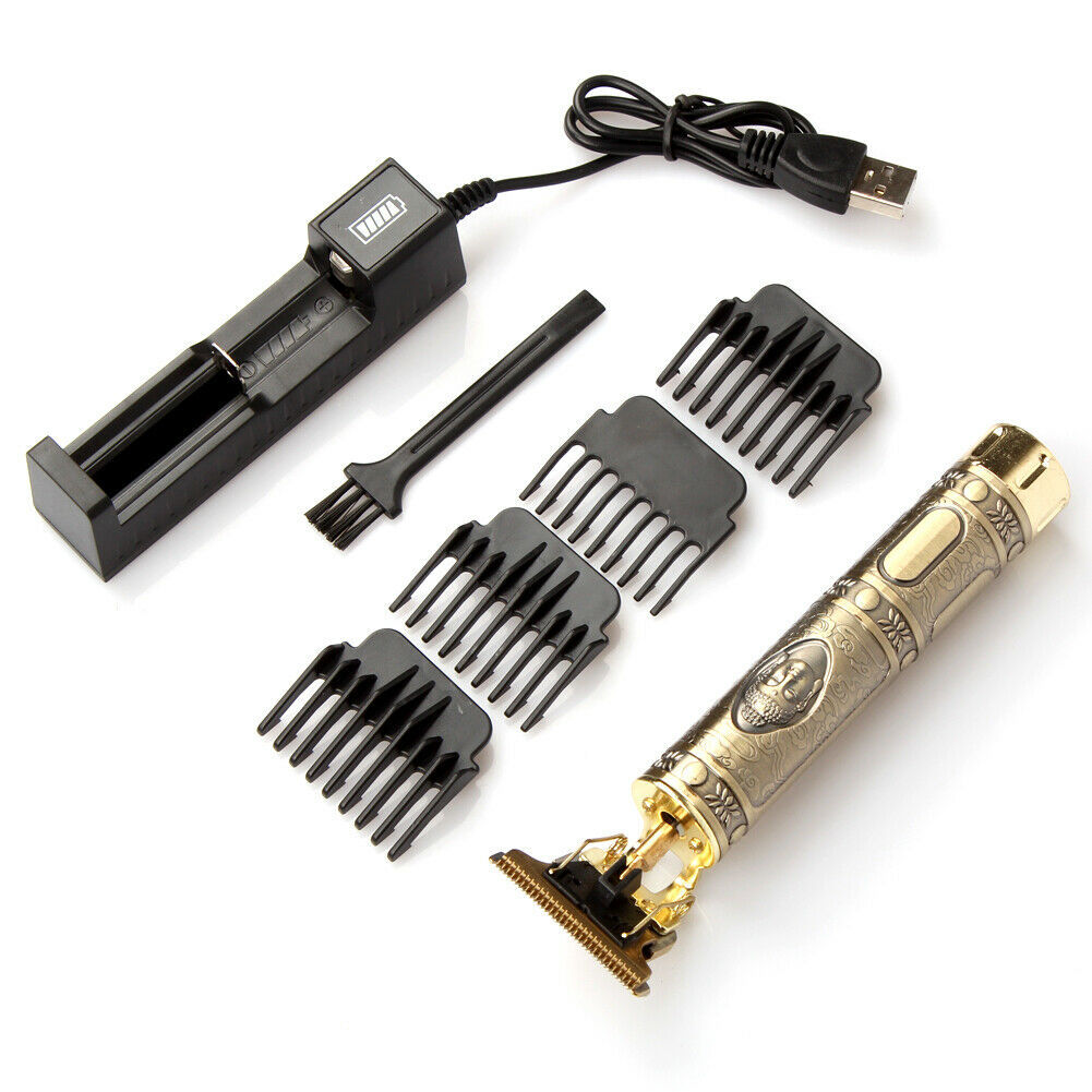 Tondeuse Électrique USB Rechargeable - Trimmer Professionnel pour Barbe et Cheveux