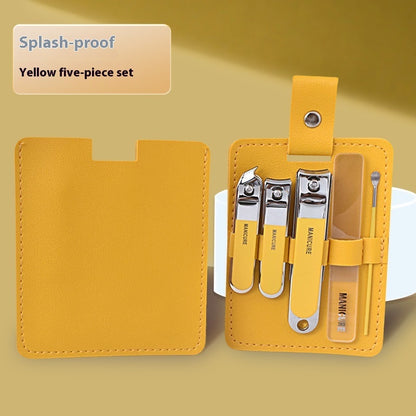 Nail Clippers Six-piece Set Anti-splash Large Opening