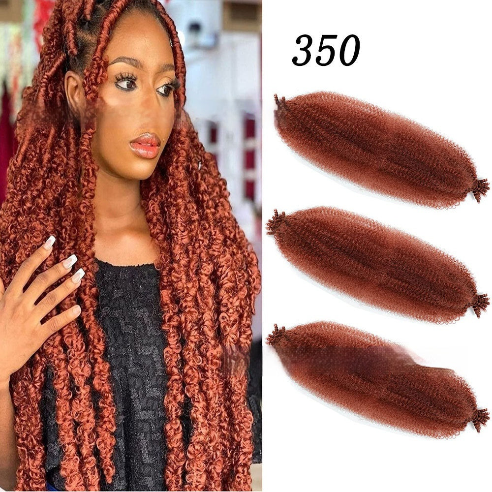 Extensions Crochet Springy Afro Twist en Fibre Haute Température