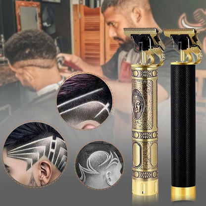 Tondeuse Électrique USB Rechargeable - Trimmer Professionnel pour Barbe et Cheveux
