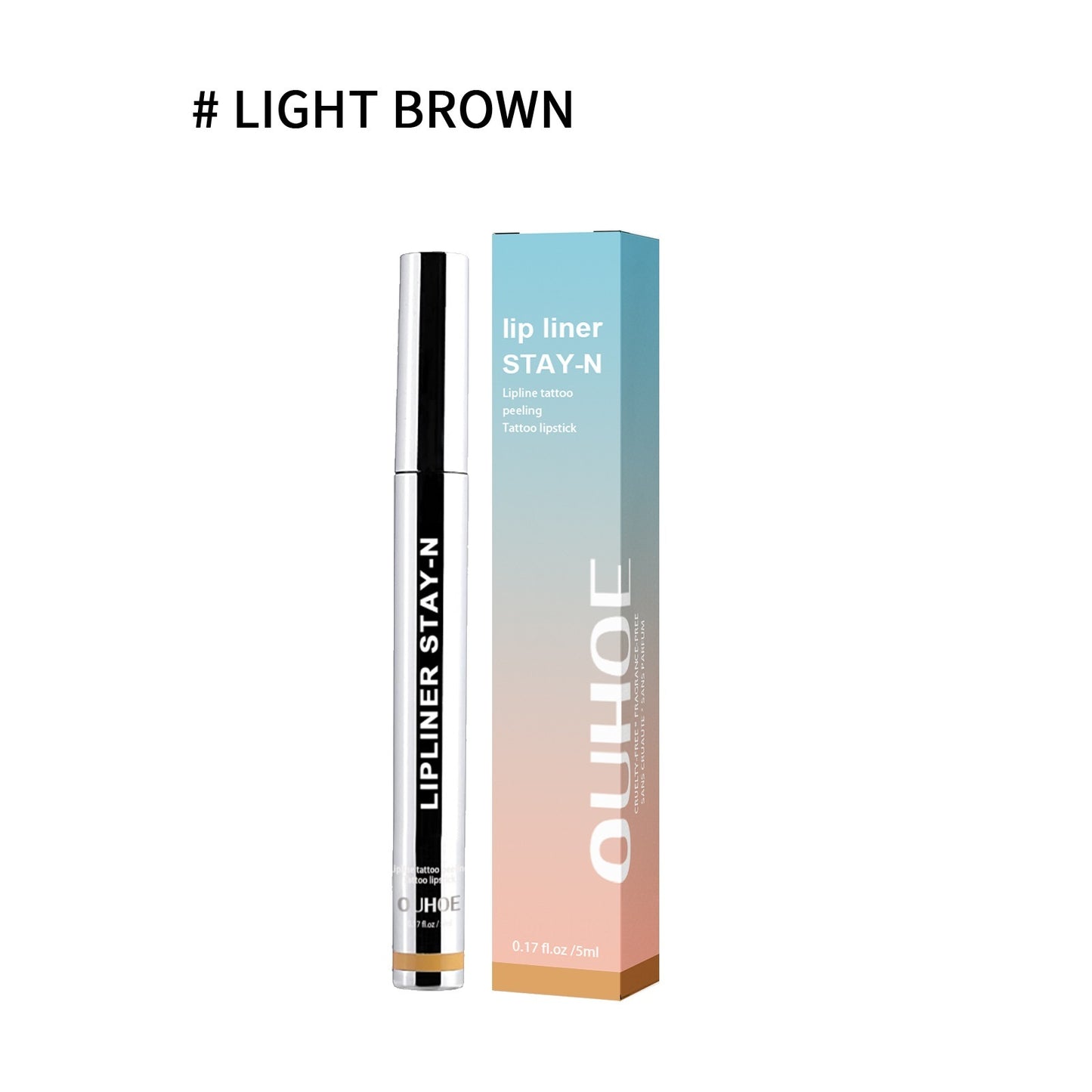 Crayon à Lèvres Waterproof - Définition Précise et Longue Tenue