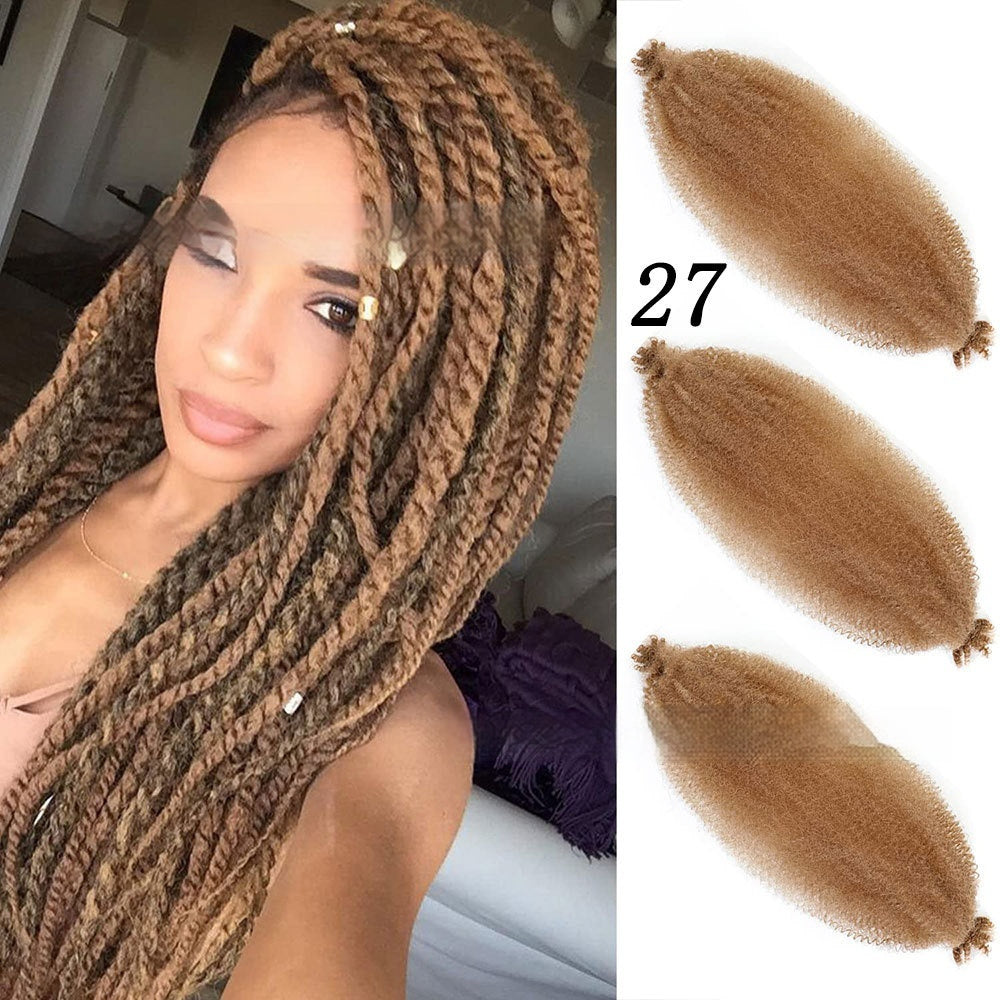 Extensions Crochet Springy Afro Twist en Fibre Haute Température