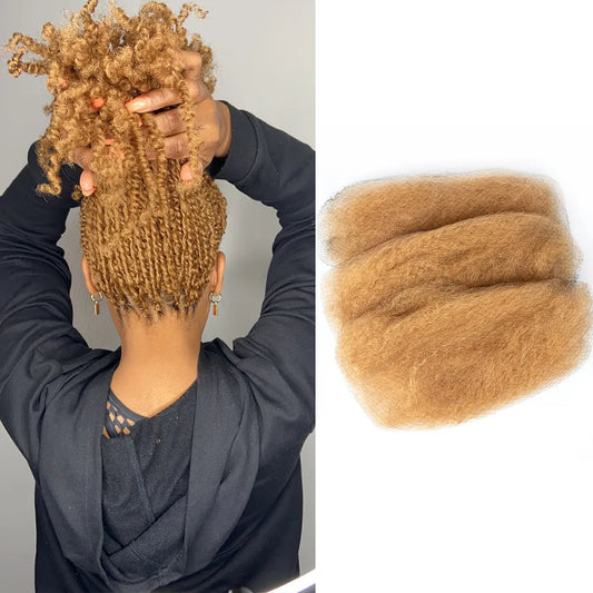 Cheveux naturels afro crépus - couleur naturelle – qualité brésilienne
