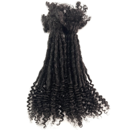Vendu par Lot de 20 extensions de locks – cheveux naturels afro kinky avec pointes bouclées