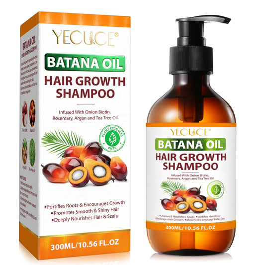 Shampooing à l’huile de Batana – 300 ml – Anti-chute, nourrissant & fortifiant