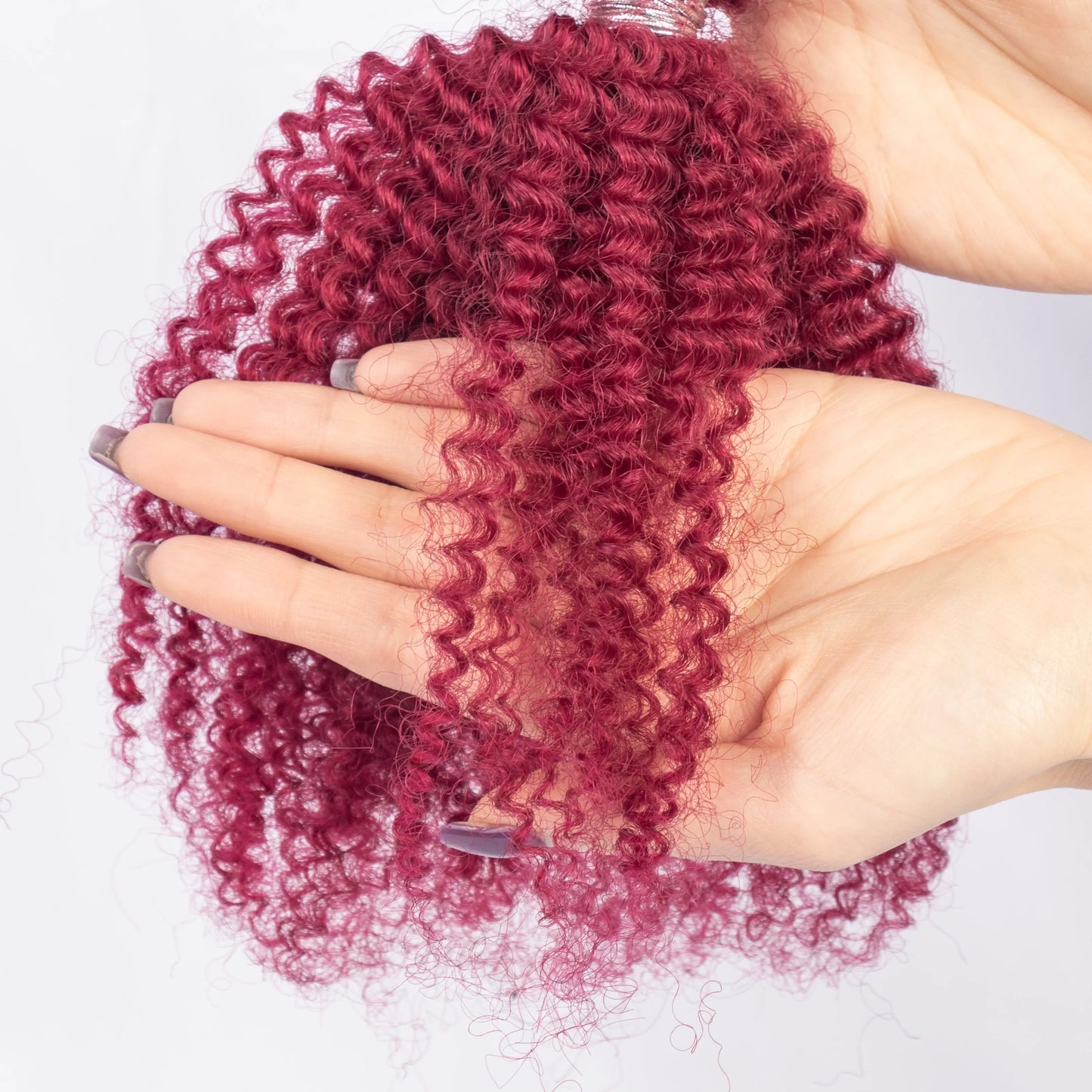 Cheveux naturels afro bouclés en vrac – 100 % cheveux naturels – couleur personnalisable