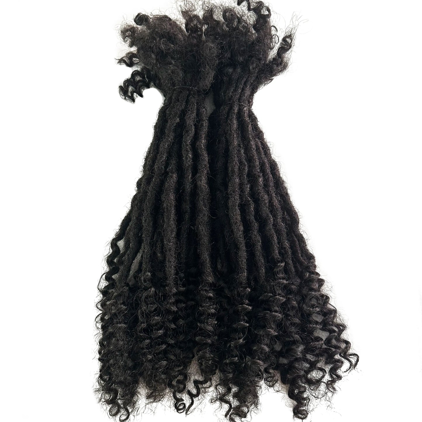 Vendu par Lot de 20 extensions de locks – cheveux naturels afro kinky avec pointes bouclées