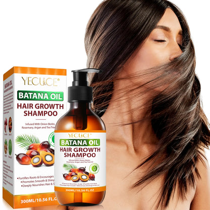 Shampooing à l’huile de Batana – 300 ml – Anti-chute, nourrissant & fortifiant
