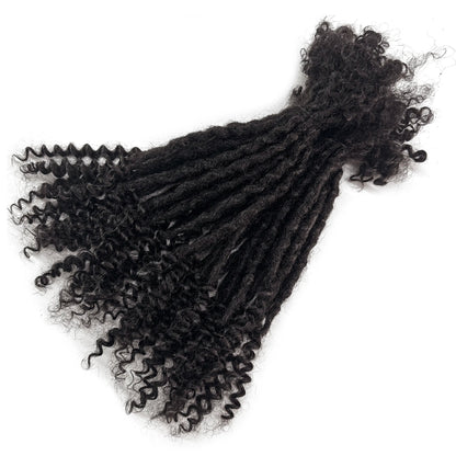 Vendu par Lot de 20 extensions de locks – cheveux naturels afro kinky avec pointes bouclées