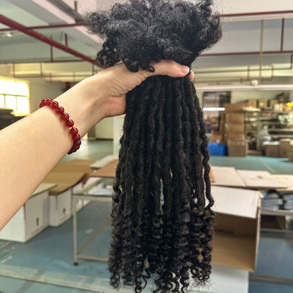 Vendu par Lot de 20 extensions de locks – cheveux naturels afro kinky avec pointes bouclées