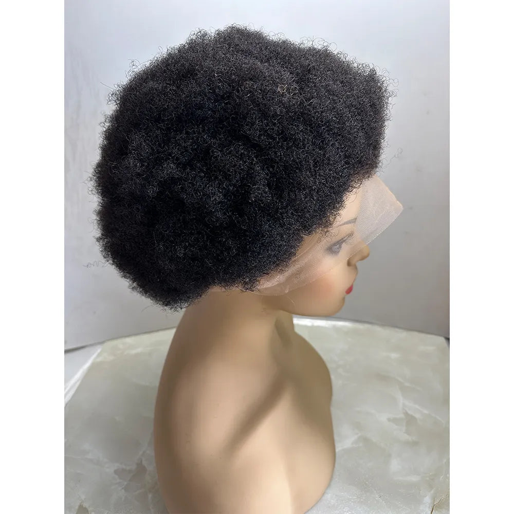 Perruque Full Lace Brésilienne Douce avec Cheveux Afro Kinky pour Femmes