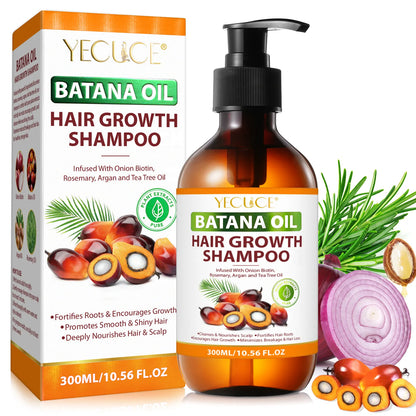 Shampooing à l’huile de Batana – 300 ml – Anti-chute, nourrissant & fortifiant
