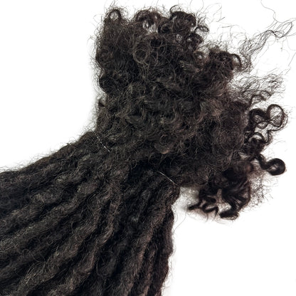 Vendu par Lot de 20 extensions de locks – cheveux naturels afro kinky avec pointes bouclées