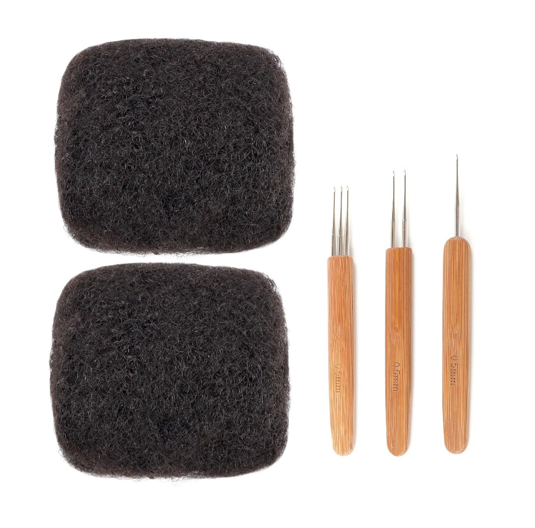Vendu par lot de 20 Extensions de Dreadlocks en Cheveux Humains – 100 % Fait Main - Epaisseur Fin 0.4