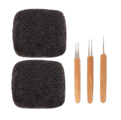 Vendu par lot de 20 Extensions de Dreadlocks en Cheveux Humains – 100 % Fait Main - Epaisseur Fin 0.4