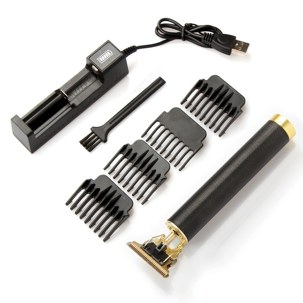 Tondeuse Électrique USB Rechargeable - Trimmer Professionnel pour Barbe et Cheveux
