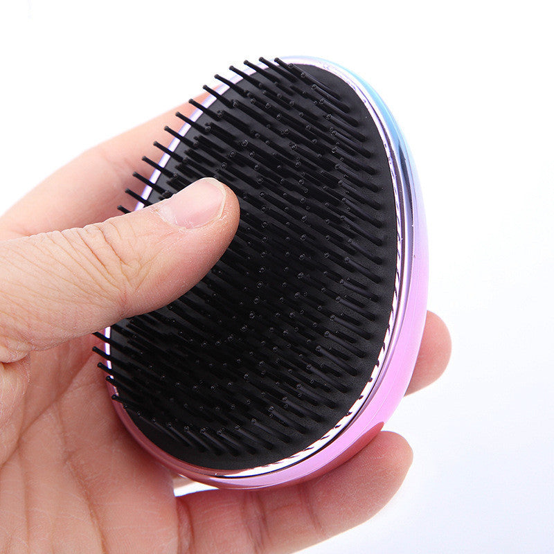 Egg  Hair Comb Dexterous Portable Straight Hair Comb