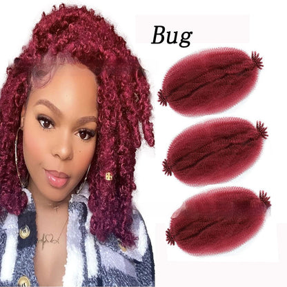 Extensions Crochet Springy Afro Twist en Fibre Haute Température