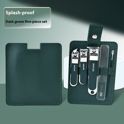 Nail Clippers Six-piece Set Anti-splash Large Opening
