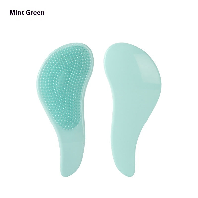 Solid Color Massage Comb Soft Teeth Smooth Hair Without Knot