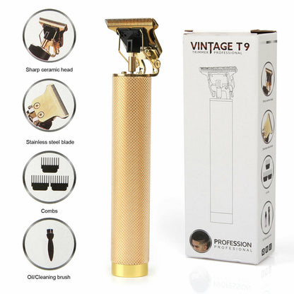 Tondeuse Électrique USB Rechargeable - Trimmer Professionnel pour Barbe et Cheveux