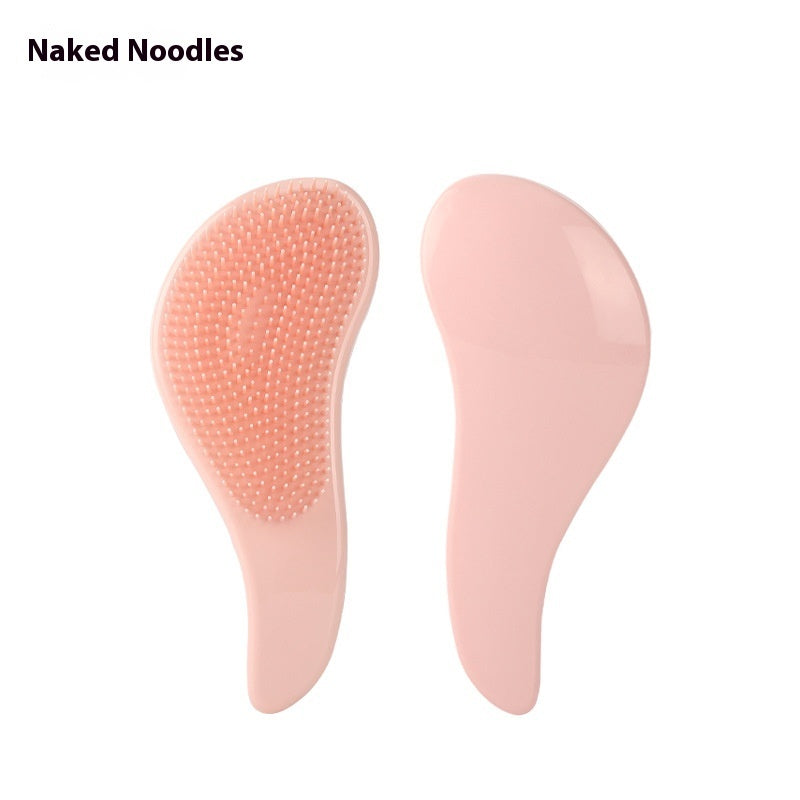 Solid Color Massage Comb Soft Teeth Smooth Hair Without Knot