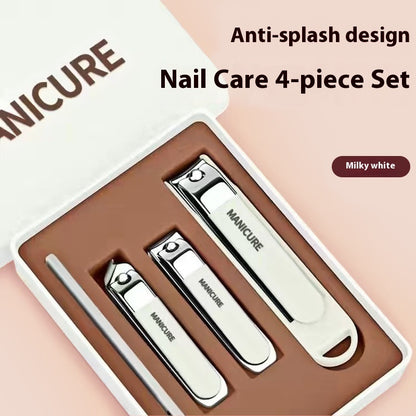 Nail Clippers Six-piece Set Anti-splash Large Opening