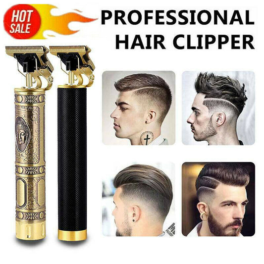 Tondeuse Électrique USB Rechargeable - Trimmer Professionnel pour Barbe et Cheveux
