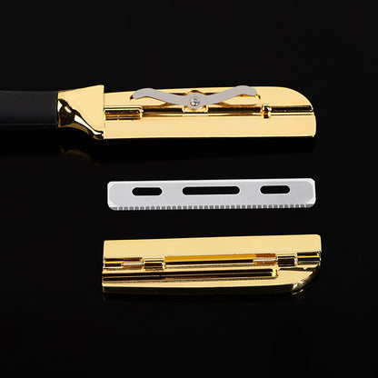 American Straight Handle Men's Shaver Zinc Alloy Razor Knife Holder